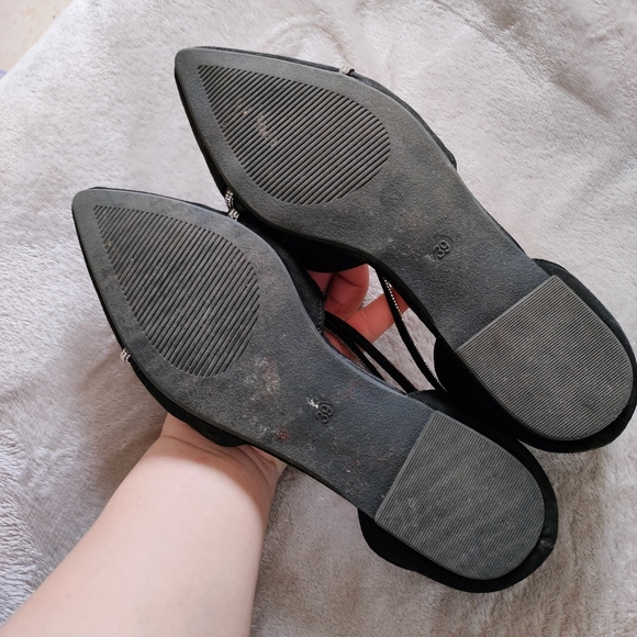 Embellished Faux Suede Pumps - Picture 13 of 16